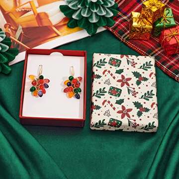 INNERDIVA Snowflake Earrings - Elegant Crystal Jewelry