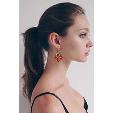 INNERDIVA Snowflake Earrings - Elegant Crystal Jewelry