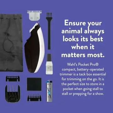 Wahl Equine Super Pocket Pro Trimmer for Easy Grooming