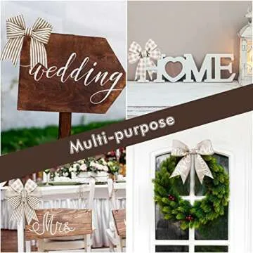 Farmhouse Ribbon Set 20 Yards for DIY Crafts and Decor