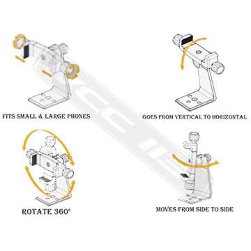 MeFOTO SideKick360 Plus Smartphone Mount for Tripods