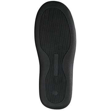 Hanes Mens Slippers House Shoes Moccasin Comfort Memory Foam Indoor Outdoor Fresh IQ,Black,XX-Large