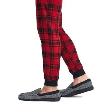 Hanes Mens Slippers House Shoes Moccasin Comfort Memory Foam Indoor Outdoor Fresh IQ,Black,XX-Large