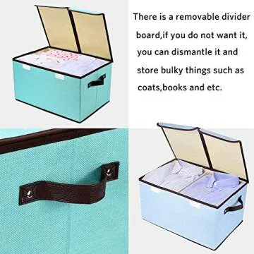 Senbowe 33 Quart Foldable Storage Cubes for Home