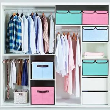 Senbowe 33 Quart Foldable Storage Cubes for Home