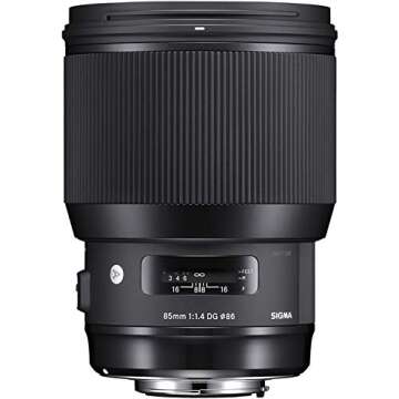 Sigma 50mm f/1.4 DG HSM Art Lens for Nikon F Mount (USA) Standard Bundle with 6AVE Deluxe Camera Len...