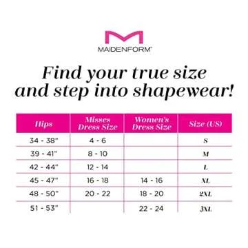 Maidenform Women's High-Waist Thigh Slimmer Shapewear, Cool Comfort Slimming Shapewear