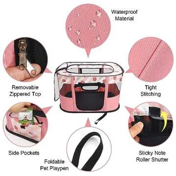 Versatile Dog and Cat Play Pen for Indoor and Outdoor Fun