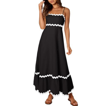 Elegant Summer Sundress with Adjustable Straps and Comfort