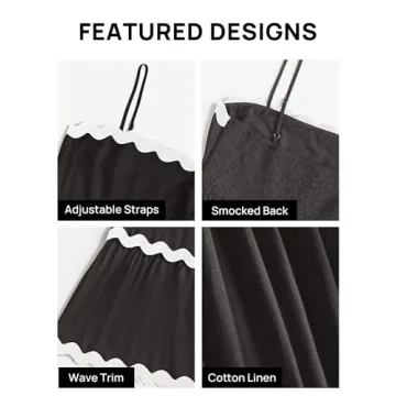 Elegant Summer Sundress with Adjustable Straps and Comfort