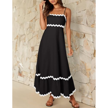 Elegant Summer Sundress with Adjustable Straps and Comfort