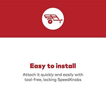 YAKIMA EXO BackDeck Table Top Mount Accessory for EXO SwingBase or EXO TopShelf Hitch Cargo Carrier Base Rack System, Tabletop Only