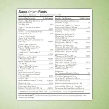 Amy Myers MD Multivitamin - Immune and Thyroid Support, Stress Relief, 180 Caps