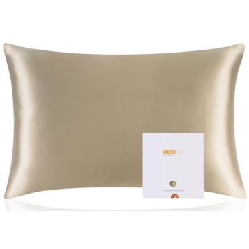 Experience Luxury with ZIMASILK 100% Pure Mulberry Silk Pillowcase - Soft, Smooth, and Luxurious for...
