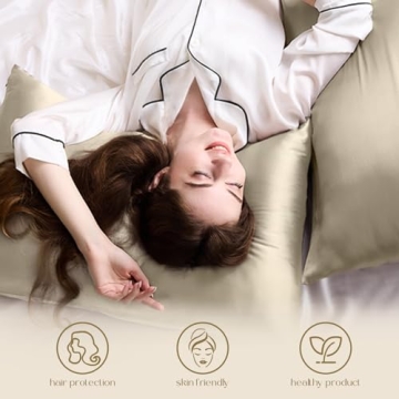 ZIMASILK 100% Pure Mulberry Silk Pillowcase, 19 Momme Quality