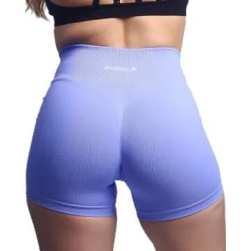 AUROLA Power Scrunch Butt Workout Shorts for Women Seamless Gym Shorts High Waist Tummy Control Yoga...