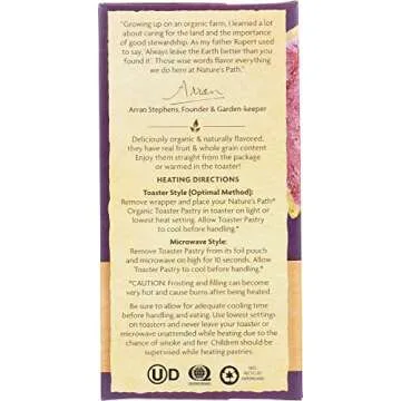 Organic Frosted Toaster Pastries Wildberry Acai | StarSun Depot