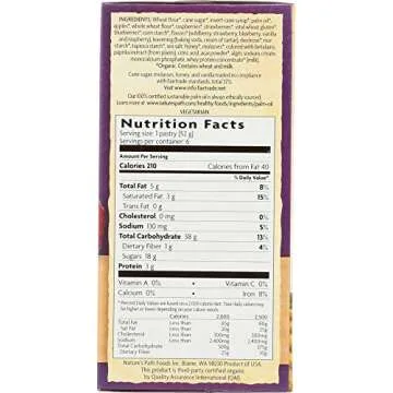 Organic Frosted Toaster Pastries Wildberry Acai | StarSun Depot