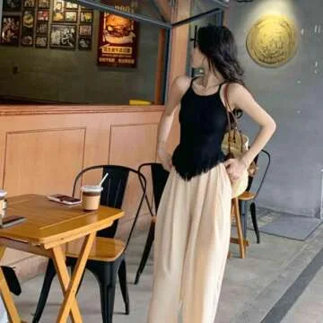 Leather-Trimmed Woven Tote，Straw Bag Straw Bag Large Capacity Bag Hand-Woven Tote Bag Beach Women'S Bag (White)