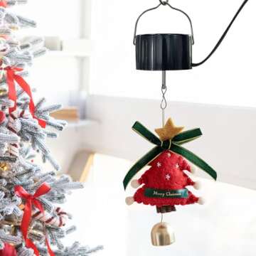 Eiryhope Mirror Disco Ball Motor Plug in Socket Electric Operated Motor Hanging Display Motor for Revolving Wind Spinner Chime Sun Catcher, Rotating for Home Ornament Garden Decoration Outdoor Décor