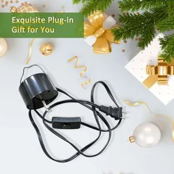 Eiryhope Mirror Disco Ball Motor Plug in Socket Electric Operated Motor Hanging Display Motor for Revolving Wind Spinner Chime Sun Catcher, Rotating for Home Ornament Garden Decoration Outdoor Décor