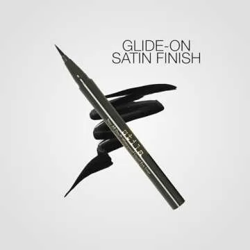 stila Waterproof Liquid Eye Liner, Stay All Day Makeup with Fine Brush Tip | Lasting Satin Finish, Smudge-Proof & Transfer-Resistant