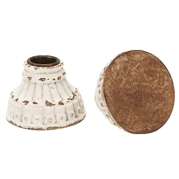 NIKKY HOME Vintage Taper Candle Holders Set of 2