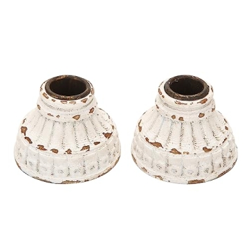 NIKKY HOME Vintage Taper Candle Holders Set of 2
