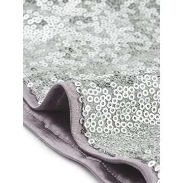 Allegra K Women's Sequin Shorts for Night Out Events