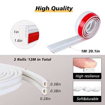 Draft Stopper & Weather Stripping for Doors and Windows