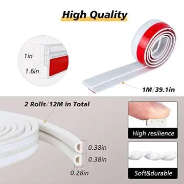 Draft Stopper & Weather Stripping for Doors and Windows
