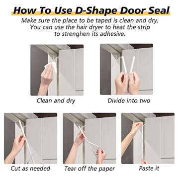 Draft Stopper & Weather Stripping for Doors and Windows