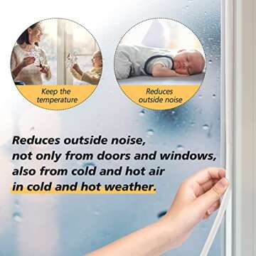 Draft Stopper & Weather Stripping for Doors and Windows