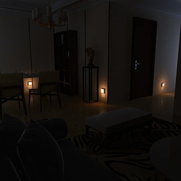 Dimmable LED Night Light with Auto Dusk Sensor - 4 Pack