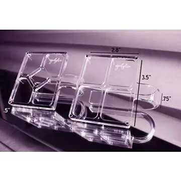 Hand Makeup Mixing Palette Makeup Lovers Have Been Searching for, with Lid, Great When applying Makeup to Others Too, Bye-Bye Makeup Stains! 4 Groves