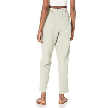 The Drop Women's Abby Flat Front Pant, Desert Sage, S