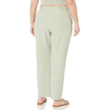 The Drop Women's Abby Flat Front Pant, Desert Sage, S