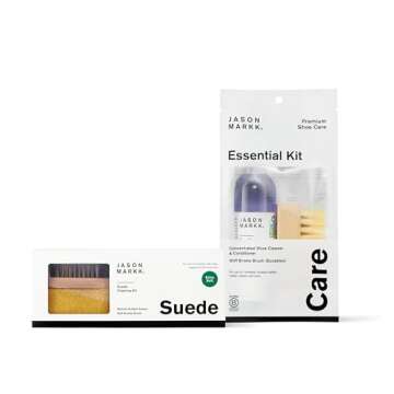 Jason Markk Essential & Suede Kit - Shoe Cleaner, 4-Piece Set for Footwear Care