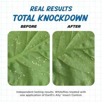 Earth's Ally Insect Control for Plants Ready-to-Use 24 oz | Safe Outdoor & Indoor Plant Insecticide, Spider Mite, Aphid & Mealybug Killer - Effective Spray for Organic Garden & Household Plants