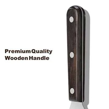 Rainspire Fish Spatula Stainless Steel, Slotted Fish Turner Spatula with Sloped Head Design, Metal Spatula Griddle Spatula For Flipping Delicate Food, Fish, Egg, Patties, Fries