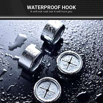 Round Adhesive Kitchen Towel Hook – Easy No-Drill Solution