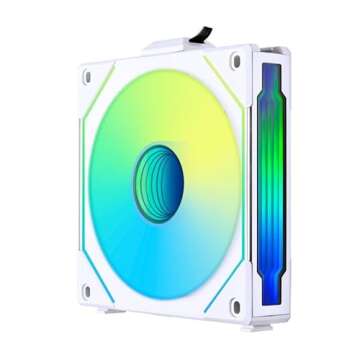 Lian Li UNI Fan SL-Infinity 120 Reverse Blade-Single Pack-ARGB Fan-Daisy-Chain Design-Infinity Mirro...