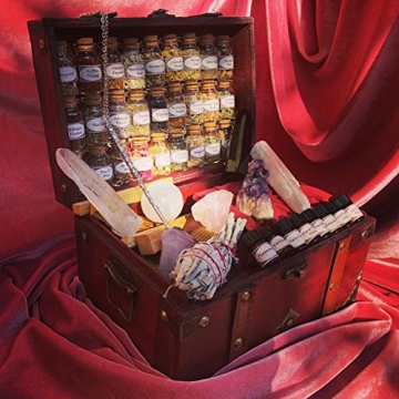 Complete Witchcraft Kit with Wand, Potions & Spellbook