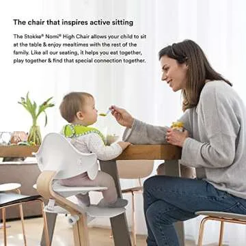 Stokke Nomi High Chair - Tool-Free Adjustability for Kids