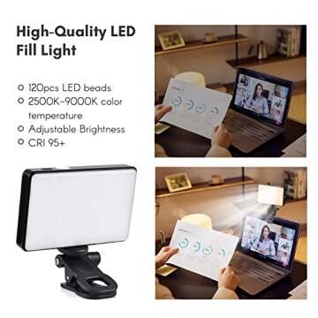 Rechargeable Selfie LED Light Kit for Photography