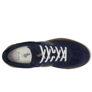 Stylish POLO RALPH LAUREN Men Heritage Suede Sneakers