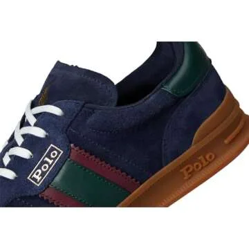 Stylish POLO RALPH LAUREN Men Heritage Suede Sneakers