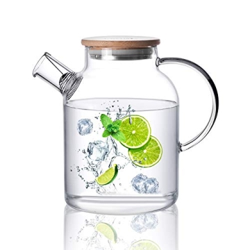 Elegant CnGlass Glass Teapot - Stovetop Safe and Stylish