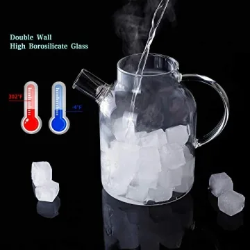Elegant CnGlass Glass Teapot - Stovetop Safe and Stylish