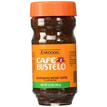Bustelo Instant Decaf Coffee, 3.5 oz